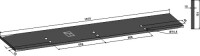 Schneidschiene 1970x10mm 2