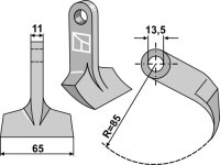 Hammerschlegel 65x11mm 2