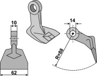 Hammerschlegel 62x10mm 2
