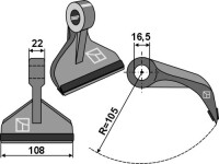 Hammerschlegel 108x22mm - PTA 2