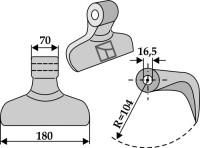 Hammerschlegel 180x70mm 2