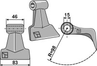 Hammerschlegel 83x45,5mm 2