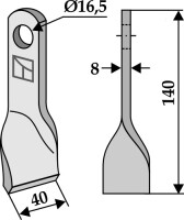 Gedrehtes-Messer 140x40mm gallery 14_2nd