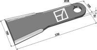 Mähermesser 330mm 2