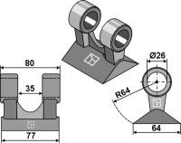 Hammerschlegel 77x80mm 2