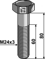 Schraube - M24x3 - 10.9