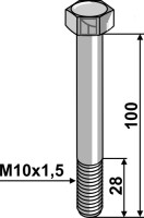 Sechskantschraube M10 ohne Mutter 2