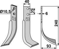 Fräsmesser 240x40mm, rechts gallery 36_2nd