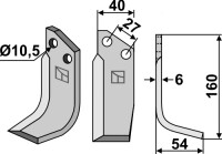 Fräsmesser 160x40mm, rechts gallery 46_2nd