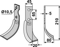 Fräsmesser 210x45mm, rechts gallery 5_2nd
