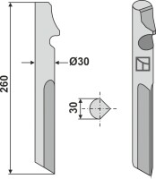 Rotorzinken 260mm 2