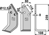 Fräsmesser 259x80mm, rechts gallery 20_2nd