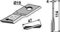 Rotorklinge 114x47mm 2
