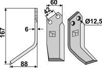 Fräsmesser 167x60mm, links gallery 15_2nd