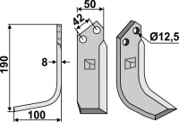 Fräsmesser 190x50mm, links gallery 16_2nd