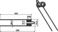 Pick-Up Zinken Ø6,5 2