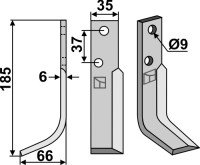 Fräsmesser 185x35mm, links gallery 10_2nd