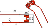Heuwenderzinken Ø10 2