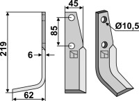 Fräsmesser 219x45mm, links gallery 28_2nd
