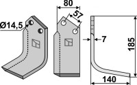 Fräsmesser 185x80mm, rechts gallery 8_2nd