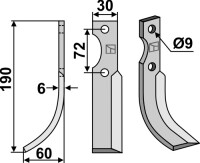 Fräsmesser 190x30mm, links gallery 1_2nd