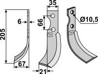 Fräsmesser 205x35mm, links gallery 20_2nd