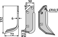 Fräsmesser 152x50mm, links gallery 18_2nd