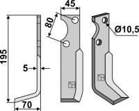 Fräsmesser 195x45mm, links gallery 9_2nd
