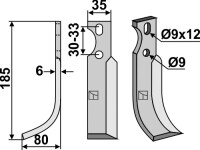 Fräsmesser 185x35mm, links gallery 11_2nd