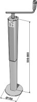Stützfuss 70x70 2