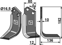 Fräsmesser 182x80mm, rechts gallery 5_2nd