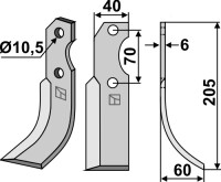 Fräsmesser 205x40mm, rechts gallery 15_2nd