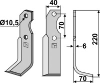 Fräsmesser 220x40mm, rechts gallery 46_2nd