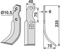 Fräsmesser 220x40mm, rechts gallery 1_2nd