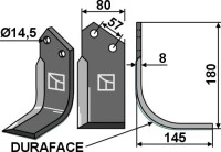 Fräsmesser 180x80mm, rechts gallery 2_2nd