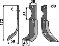 Fräsmesser 172x30mm, links gallery 6_2nd