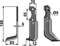 Fräsmesser 168x30mm, links gallery 19_2nd