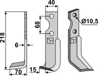 Fräsmesser 218x40mm, links gallery 20_2nd