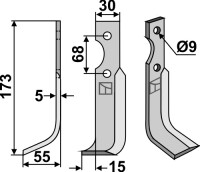 Fräsmesser 173x30mm, links gallery 14_2nd