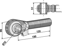 Spindel M42x3 - 120 2