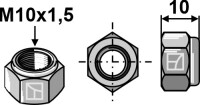 Sechskantmutter - M10x1,5 2