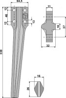 Kreiseleggenzinken 330mm, rechts 2