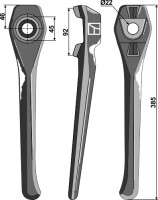 Kreiseleggenzinken 385mm, rechts 2