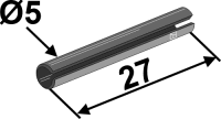Spannstift - Ø5x27 2