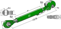 Oberlenker mit Fanghaken und Spindel M36x4 2