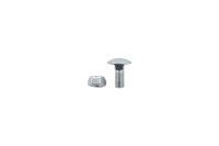 Flachrundschraube M10x1,5x25 mit Selbstsichernder Mutter