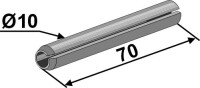 Spannstift - Ø10x70 2