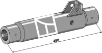 Spannhülse 490mm 2