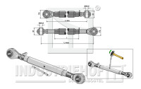 Oberlenker M30x3,5 Standard 2