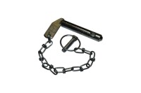 Steckbolzen mit Kette und Klappsplint